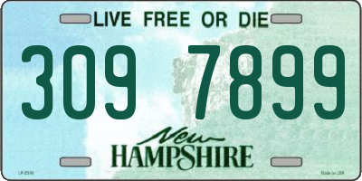 NH license plate 3097899