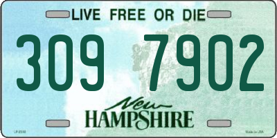 NH license plate 3097902