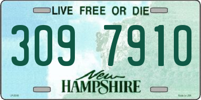 NH license plate 3097910