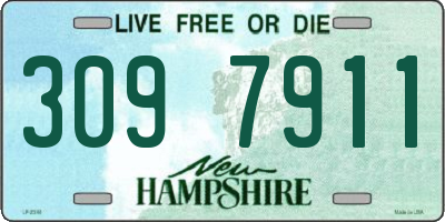 NH license plate 3097911