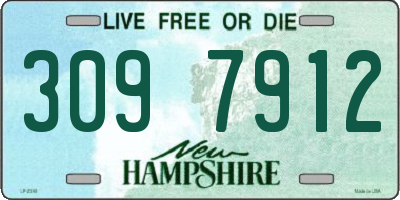 NH license plate 3097912