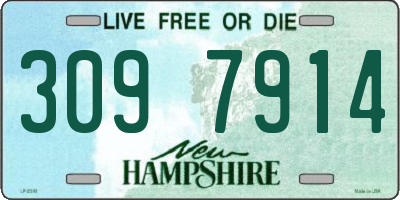 NH license plate 3097914