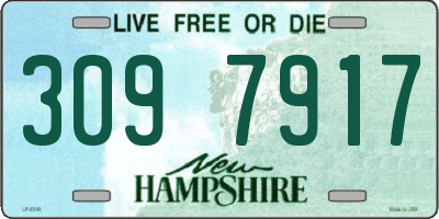 NH license plate 3097917
