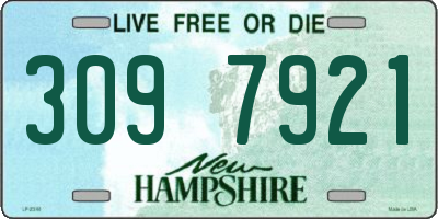 NH license plate 3097921