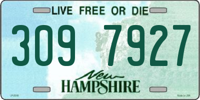 NH license plate 3097927
