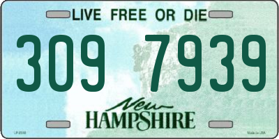 NH license plate 3097939