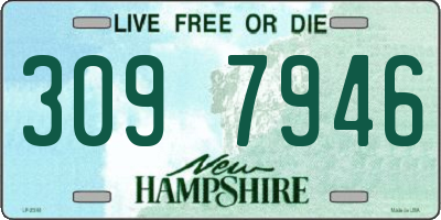 NH license plate 3097946