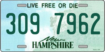 NH license plate 3097962