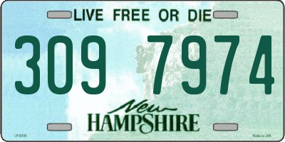 NH license plate 3097974