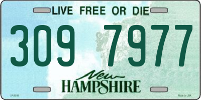 NH license plate 3097977