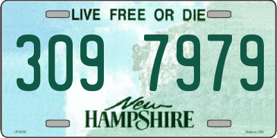 NH license plate 3097979