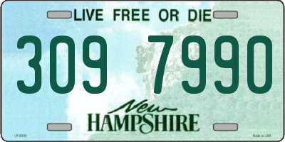 NH license plate 3097990