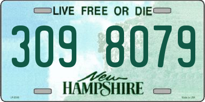 NH license plate 3098079