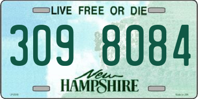 NH license plate 3098084