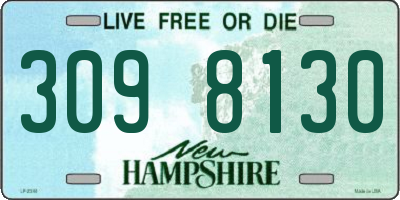 NH license plate 3098130