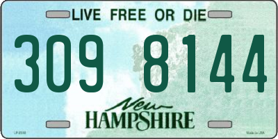 NH license plate 3098144