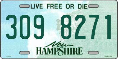 NH license plate 3098271