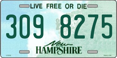 NH license plate 3098275