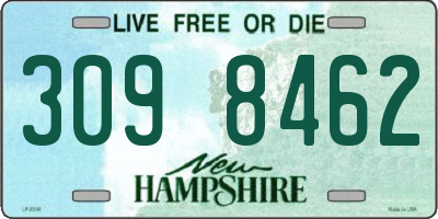 NH license plate 3098462