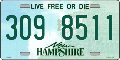 NH license plate 3098511