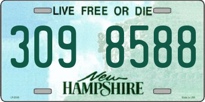 NH license plate 3098588