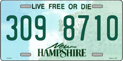 NH license plate 3098710