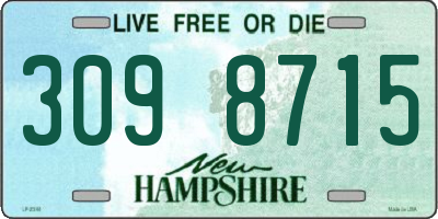 NH license plate 3098715