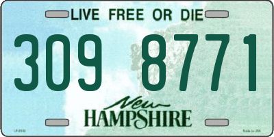 NH license plate 3098771