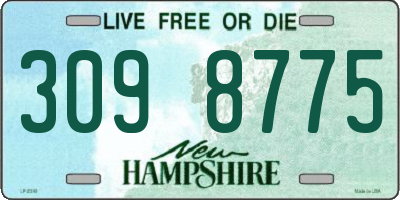 NH license plate 3098775
