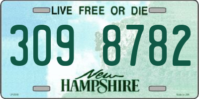 NH license plate 3098782