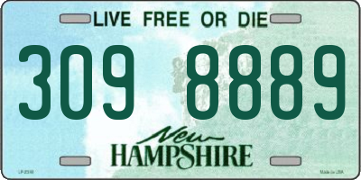 NH license plate 3098889