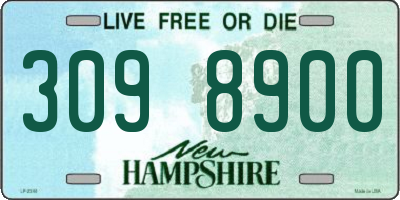 NH license plate 3098900