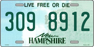 NH license plate 3098912