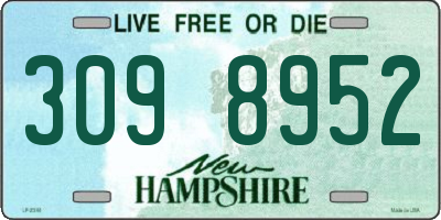 NH license plate 3098952