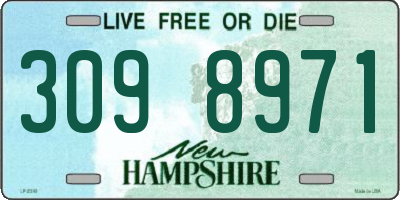 NH license plate 3098971