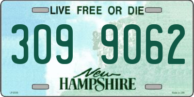 NH license plate 3099062