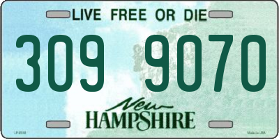 NH license plate 3099070