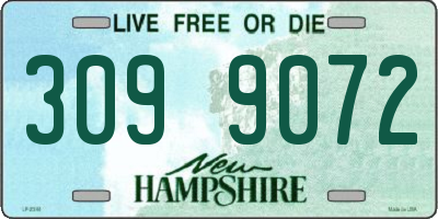 NH license plate 3099072