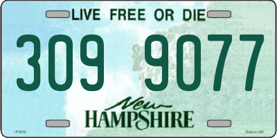 NH license plate 3099077