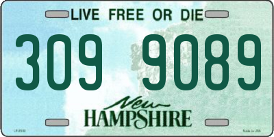 NH license plate 3099089