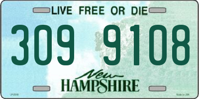 NH license plate 3099108