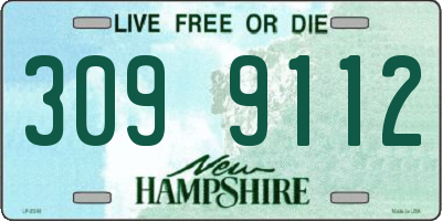 NH license plate 3099112