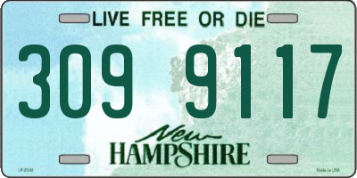 NH license plate 3099117