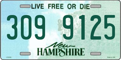 NH license plate 3099125