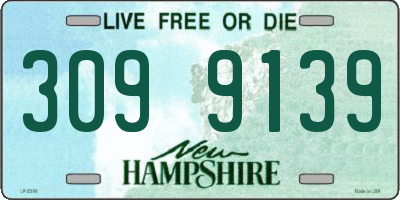NH license plate 3099139