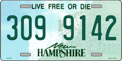 NH license plate 3099142