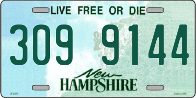NH license plate 3099144