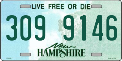 NH license plate 3099146