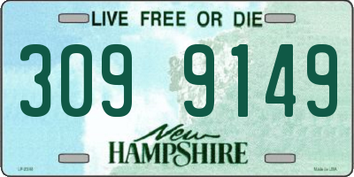 NH license plate 3099149