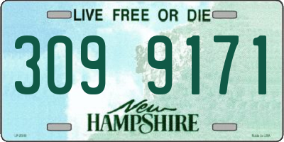 NH license plate 3099171